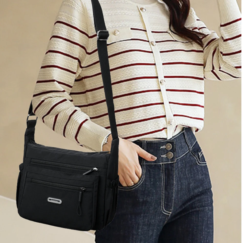 2025 New Shoulder Bags for Women Oxford Waterproof Purses and Handbags Luxury Designer Female Crossbody Messenger Bag Sac A Main