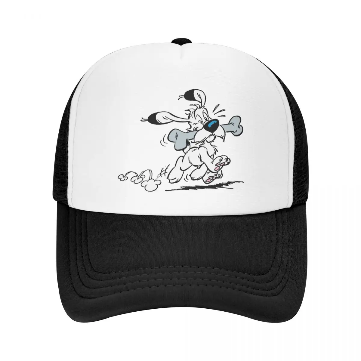 Asterix And Obelix Dogmatix Ideafix Obelix Dog Cap Casual Mesh Baseball Caps Adjustable Hat Hip Hop Summer Unisex Baseball Hats