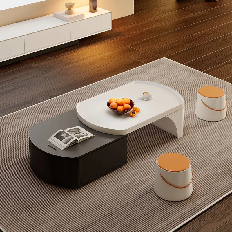 

Modern living room wooden coffee table