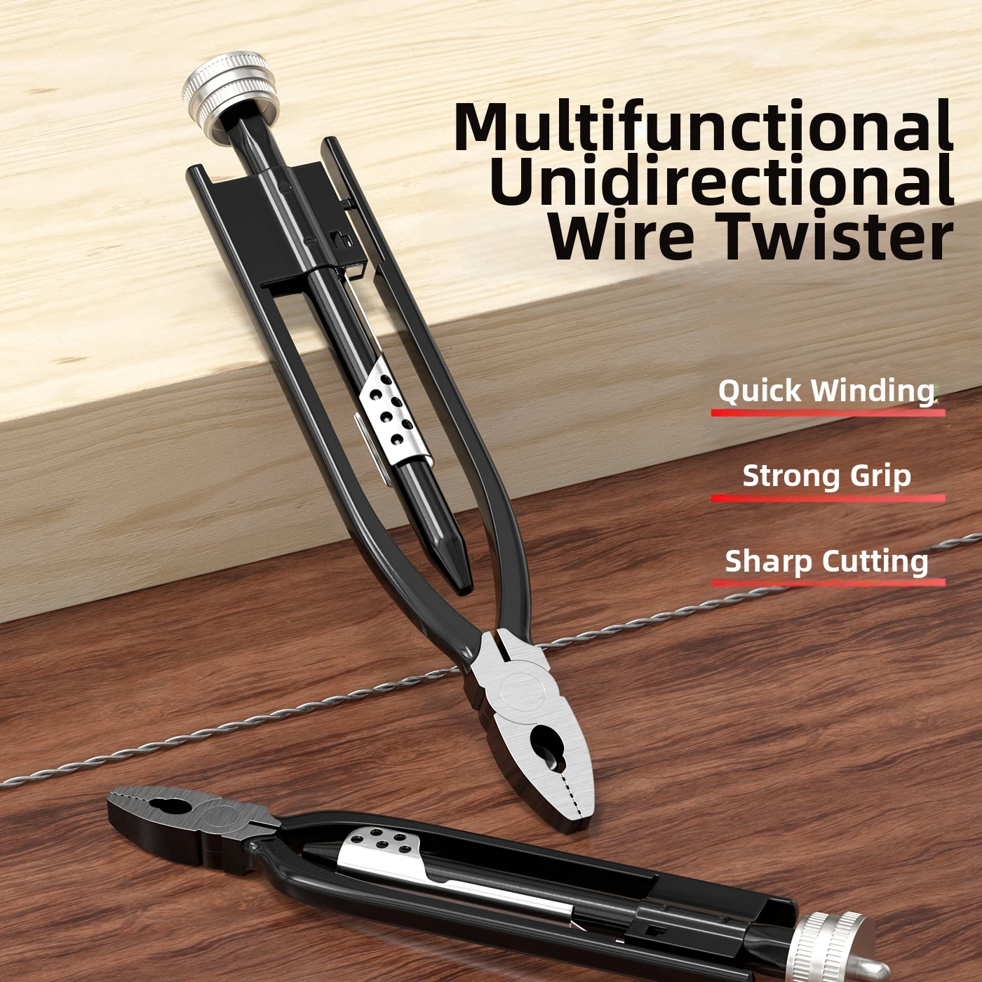 6 Inch 9 Inch Safety Wire Twisting Pliers Lock Wire Twister Tool Automatic Twisting Pliers for Aviation Automotive Repair Tool