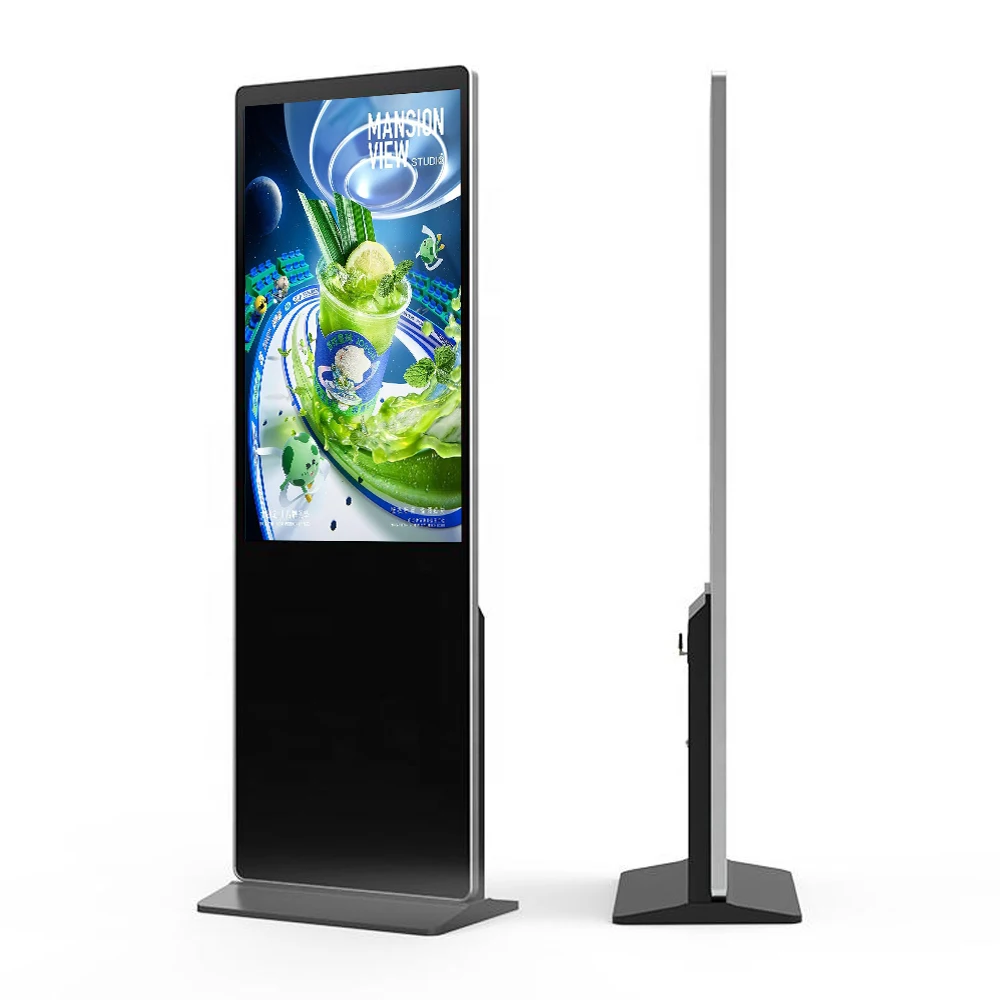 

42 Inch Indoor Android 11 Floor Standing LCD Digital Signage Advertising Display Wifi Touch Screen with Camera Promotion Kiosk