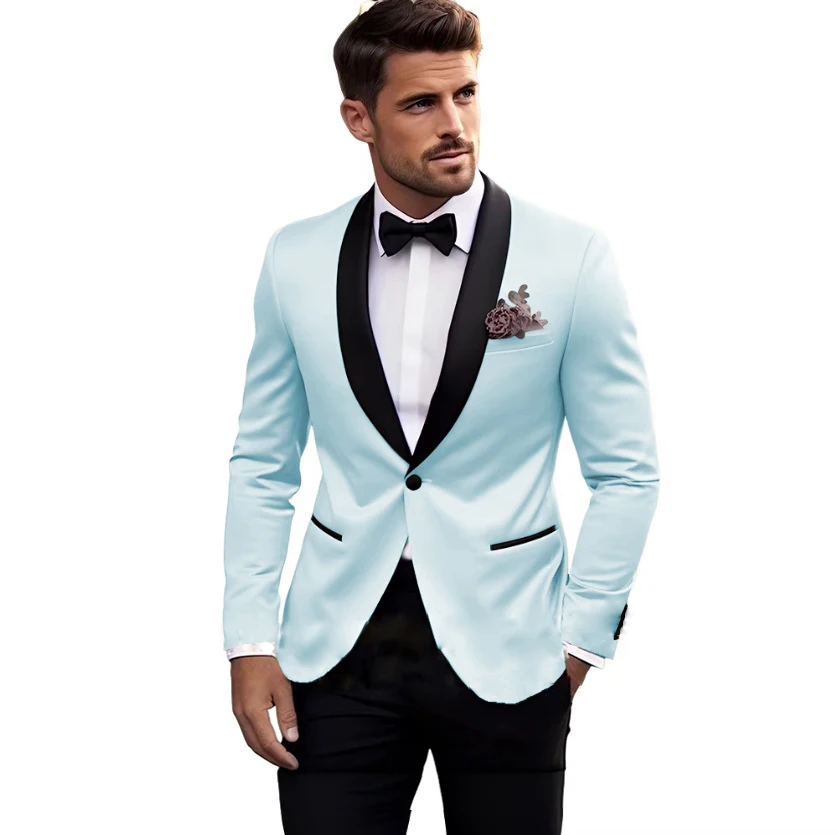 sky blue 2pcs