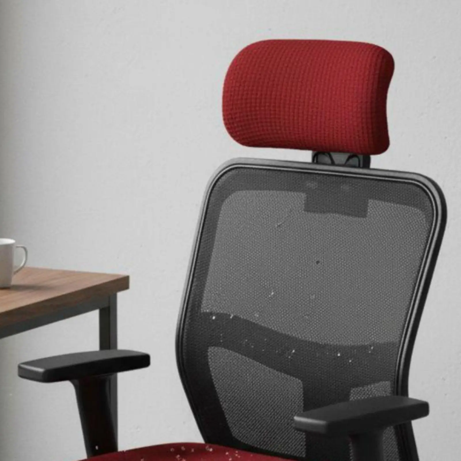 Premium Polyester Headrest Cover Armchair Waterproof Dust Proof Extender for Relaxing Chair and Gaming Setups