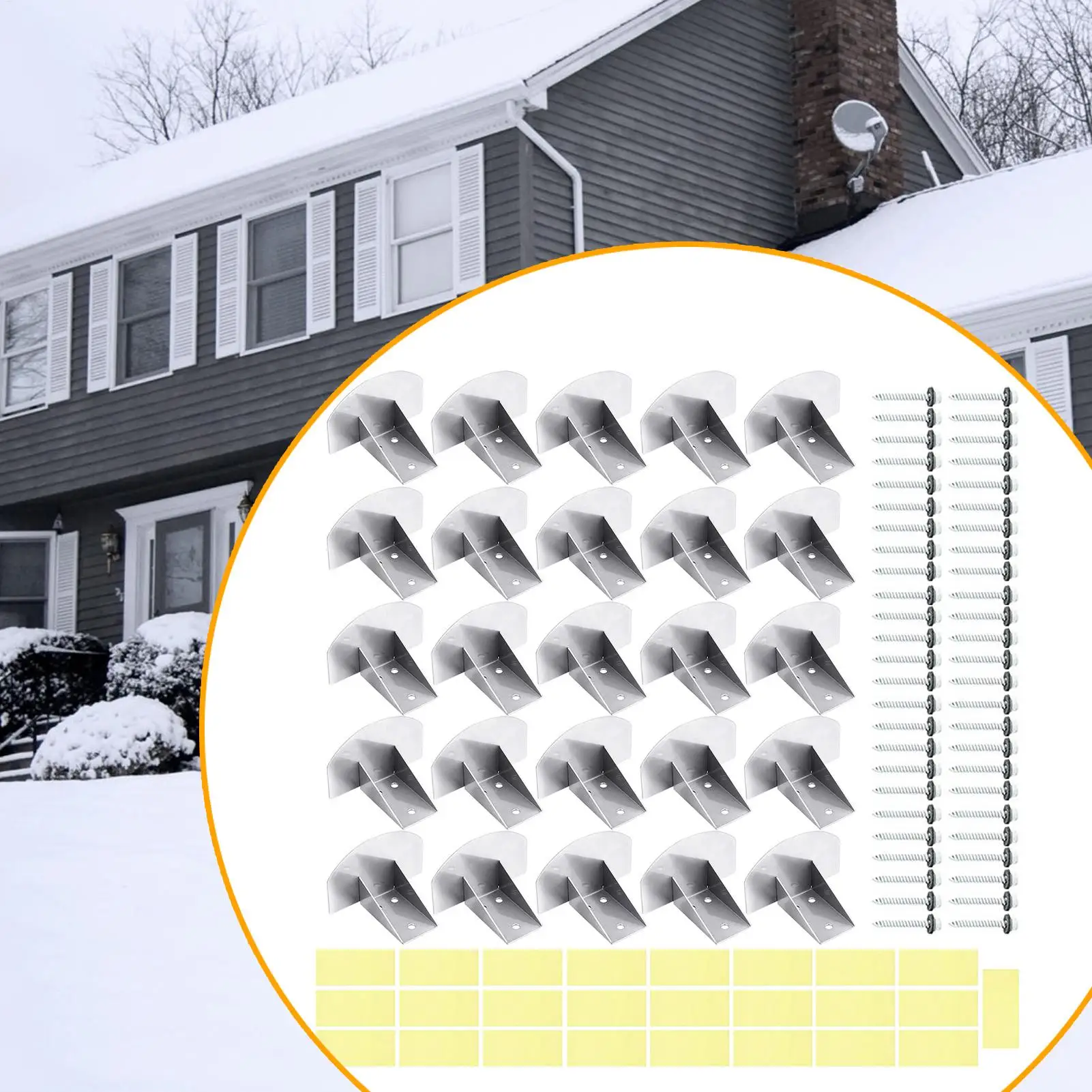 Рисунок 3 - Стальные стопоры для снега на крыше