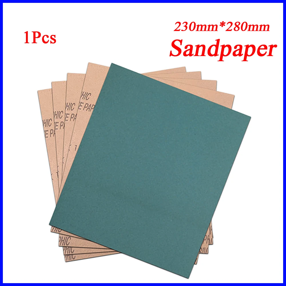 

1Pcs Sandpaper Dry Silicon Carbide Sandpaper 280-1200 Grit for Car Body Wood Furniture Finishing Metal Sanding Polishing Tools