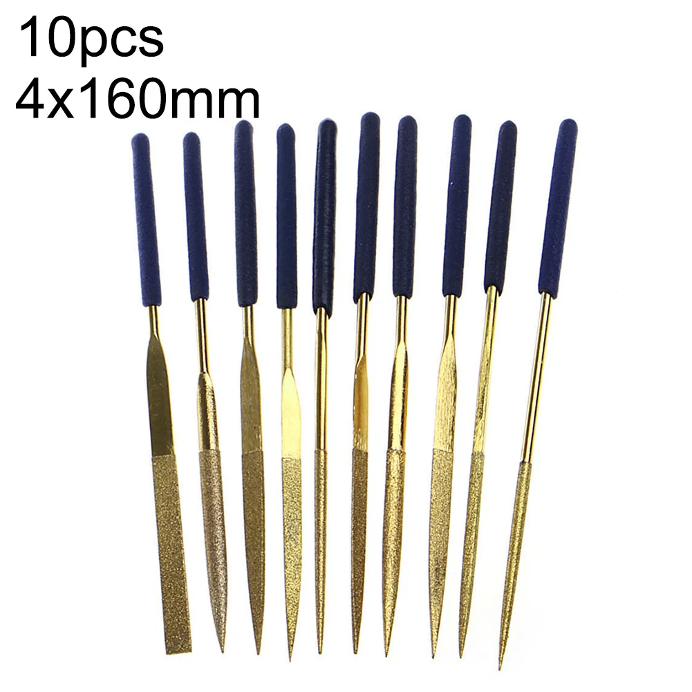 10 Piece Diamond File Set Rock Files Jewelers Tools Diamond Carving Files Extreme Hardness Material Filing Various Materials