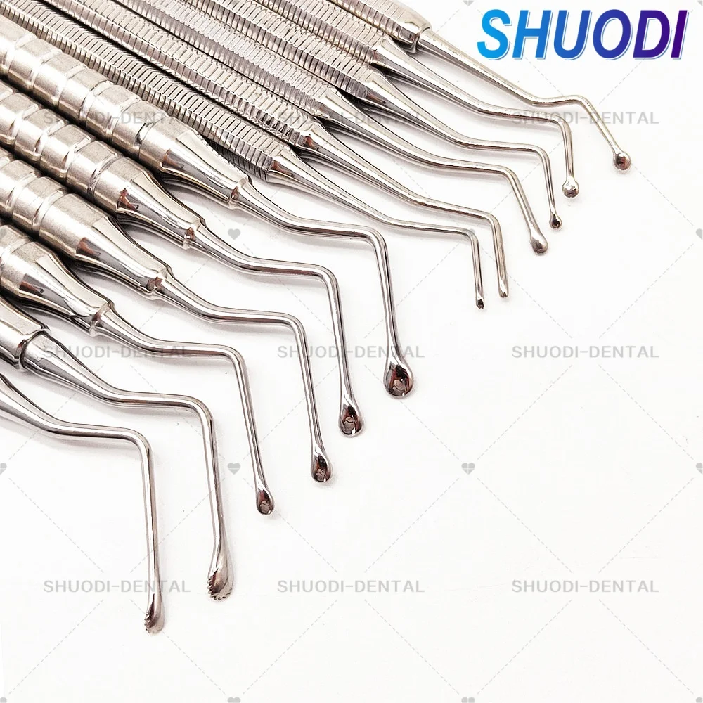 Double Ends  Dental Tooth Cleaning Excavator Spoon Oral Care Restorative Cavity Tool Dental Instrument Stainless steel