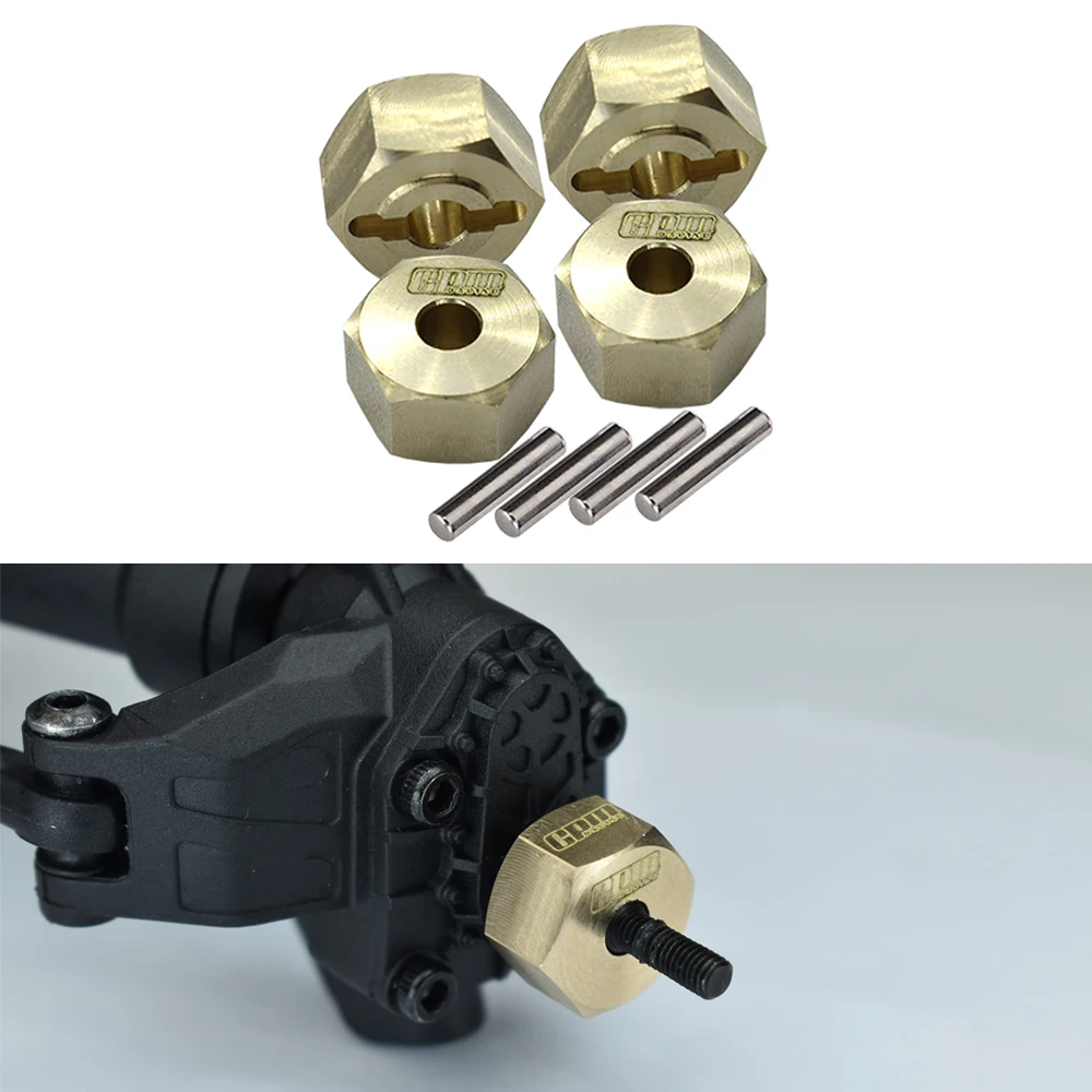 

GPM for AXIAL 1/18 UTB18 CAPRA 4WD UNLIMITED TRAIL BUGGY AXI01002 Metal Brass 12mm Hex Wheel Hub Adapter AXI212015