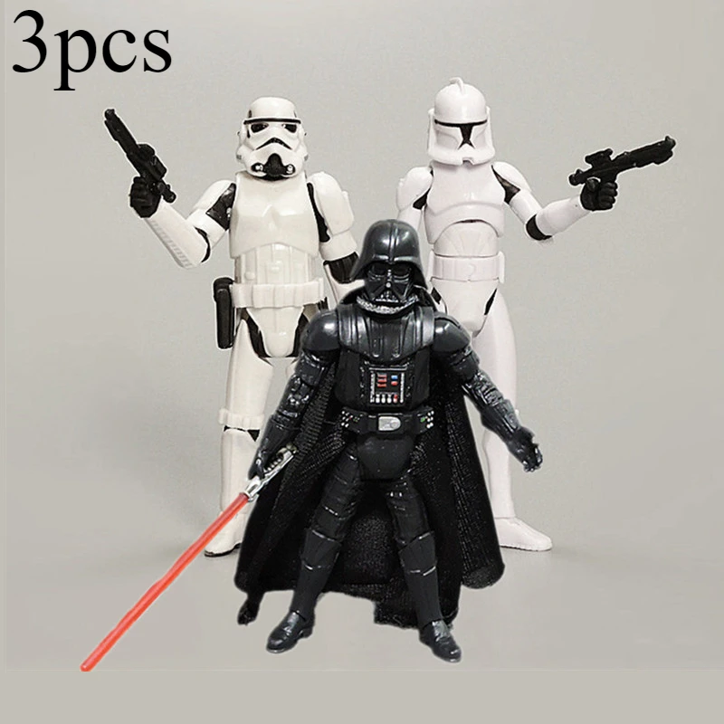 

Cartoon Movie Darth Vader Dark Trooper 10cm Anime Action Figure Collection Mini Doll Toys Model for Children Gift