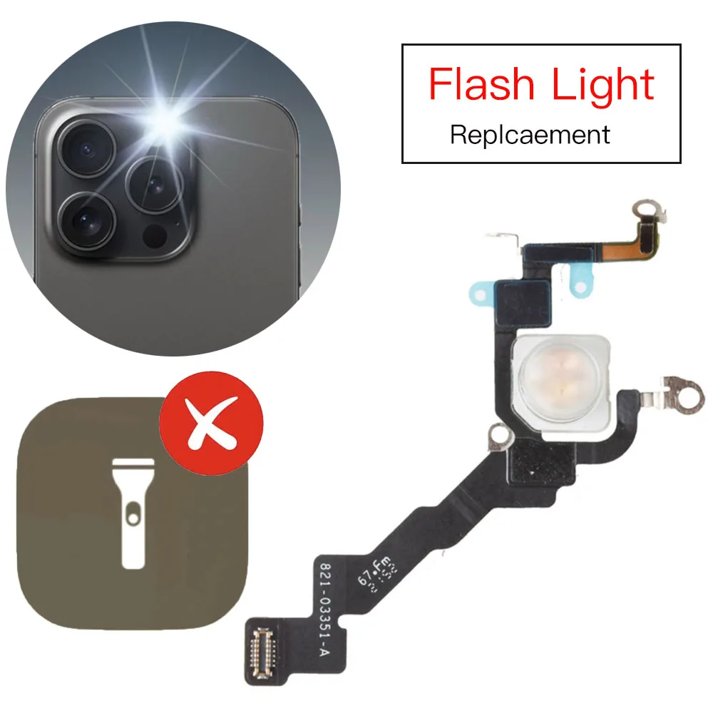 Flash Light Replacement For iPhone 12 13 Mini Pro Max LED Flashlight Replacement