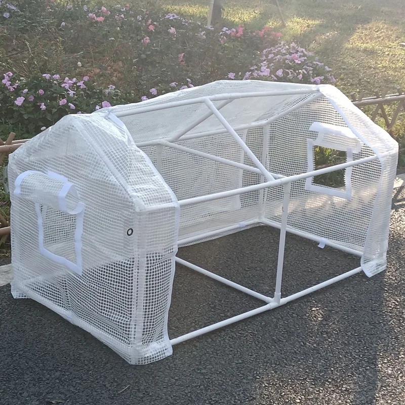 Greenhouse Preservation Cover Garden Flower Room Cover Warm Room, Insulation Cover Dust Protection Transparent Greenhouse