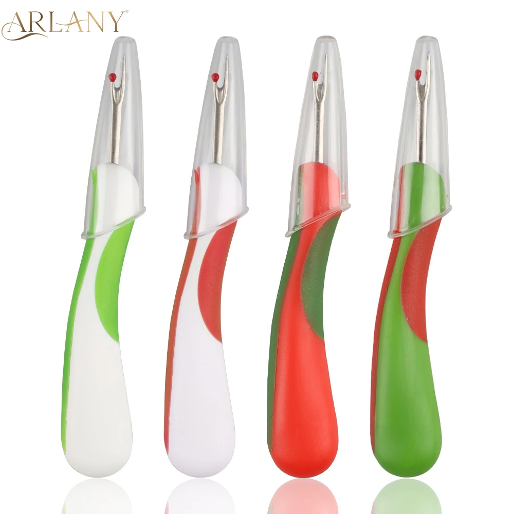 

ARLANY 4Pcs Sewing Thread Remover Unpicker Thread Cutter Remover Tool Sewing Wefting Crafting Accessories Hair Extensions Tool
