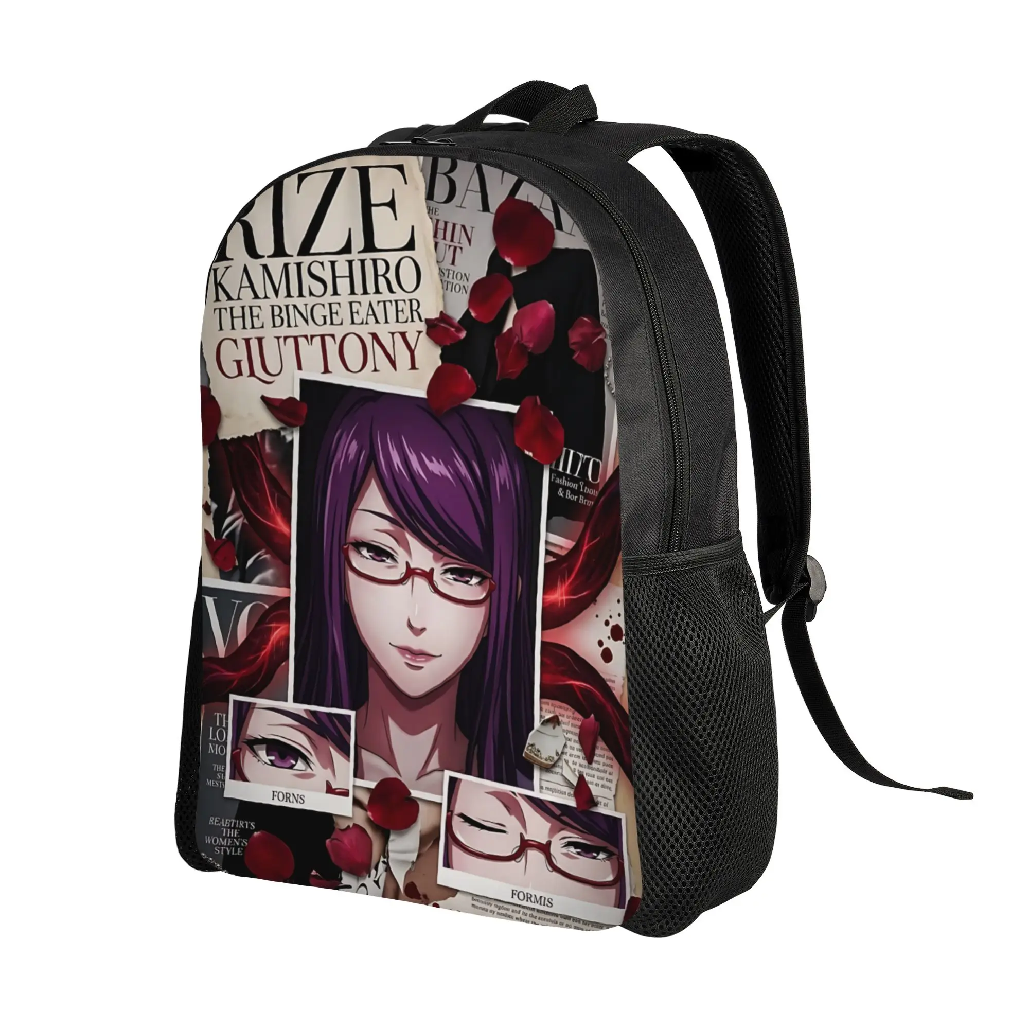 Fashion Halloween Tokyo Ghoul Kaneki Backpacks Its Bag  mochila Camping Sturdy Shoulder Rucksack