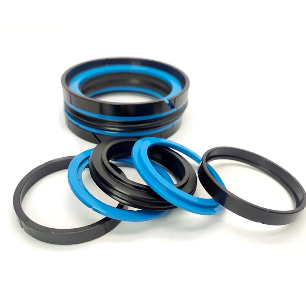 1Pcs KDAS Five Piece Set Combination Hydraulic Piston Seal Oil Seal Ring Piston Hydraulic Cylinder Hole High Temperature Gasket