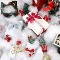 500/20G Christmas Artificial Snow Fake White Snow Fluffy Fiber Stuffing Plush Doll Filling Covering Xmas Tree Winter Scene Decor 4