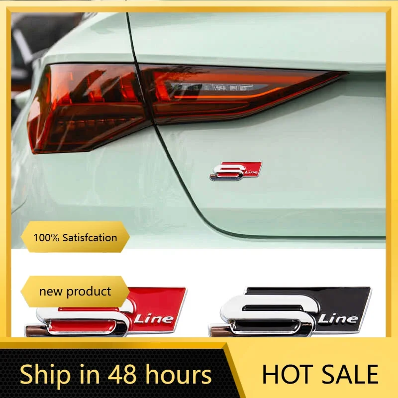 

1pcs Metal Car logo Sticker Badge Decoration Decals For Audi Sline TT Q2 Q3 Q5 Q7 Q8 A3 A4 A5 A6 A7 R8 B5 B6 B7 B8 C5 RS4 RS5 V8