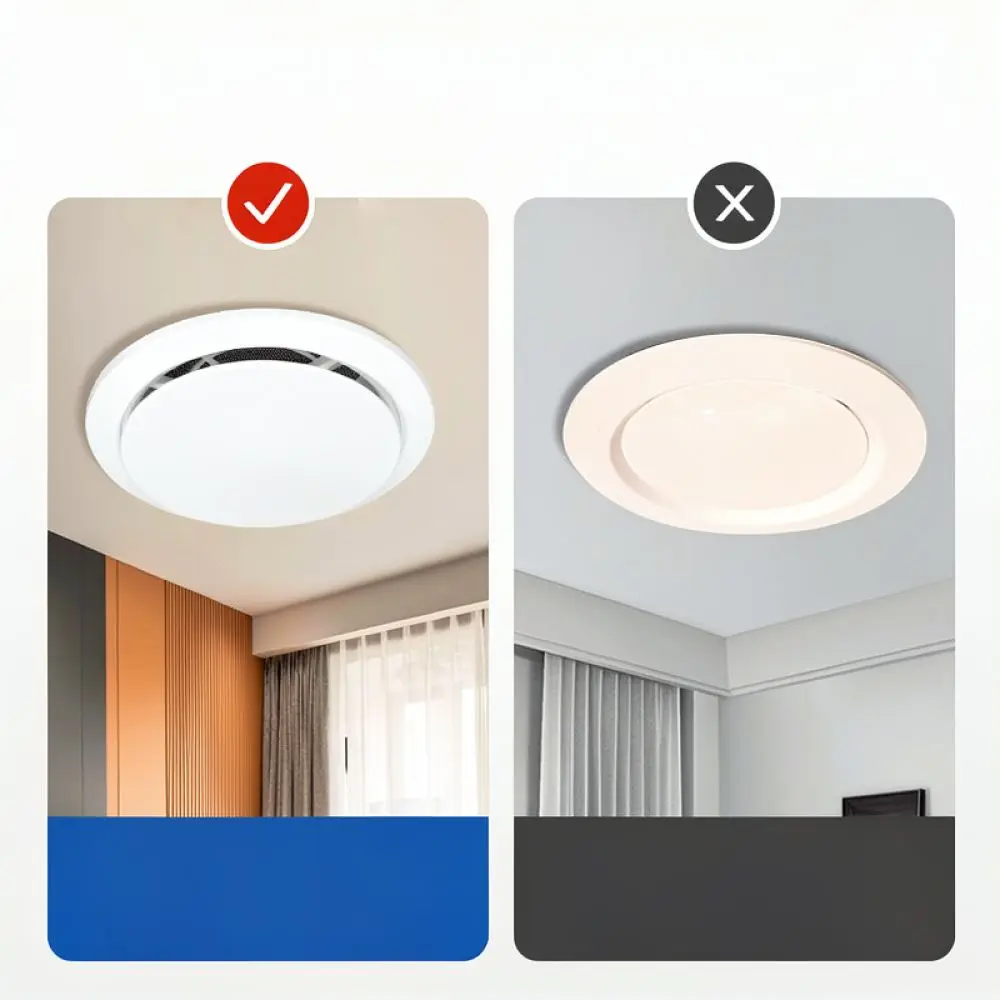 Round Duct Grille Air Vent Cover Abs Spring Clip For For Muye Indoor Ventilation System Exhaust Extraction Fan Diffuser