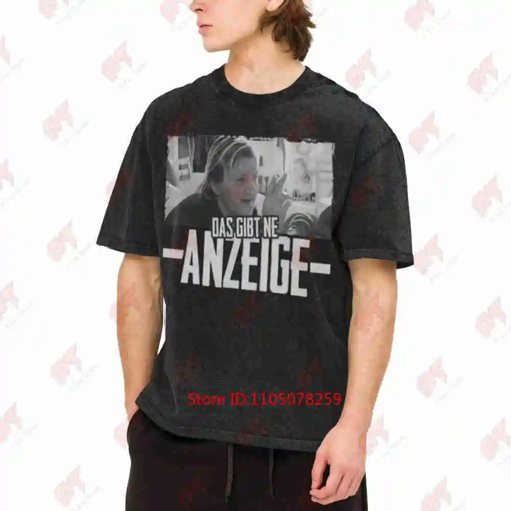 Familie Ritter Karin Das Gibt Ne Anzeige Mugs Vintage Washed Tee Pure Cotton T-Shirt