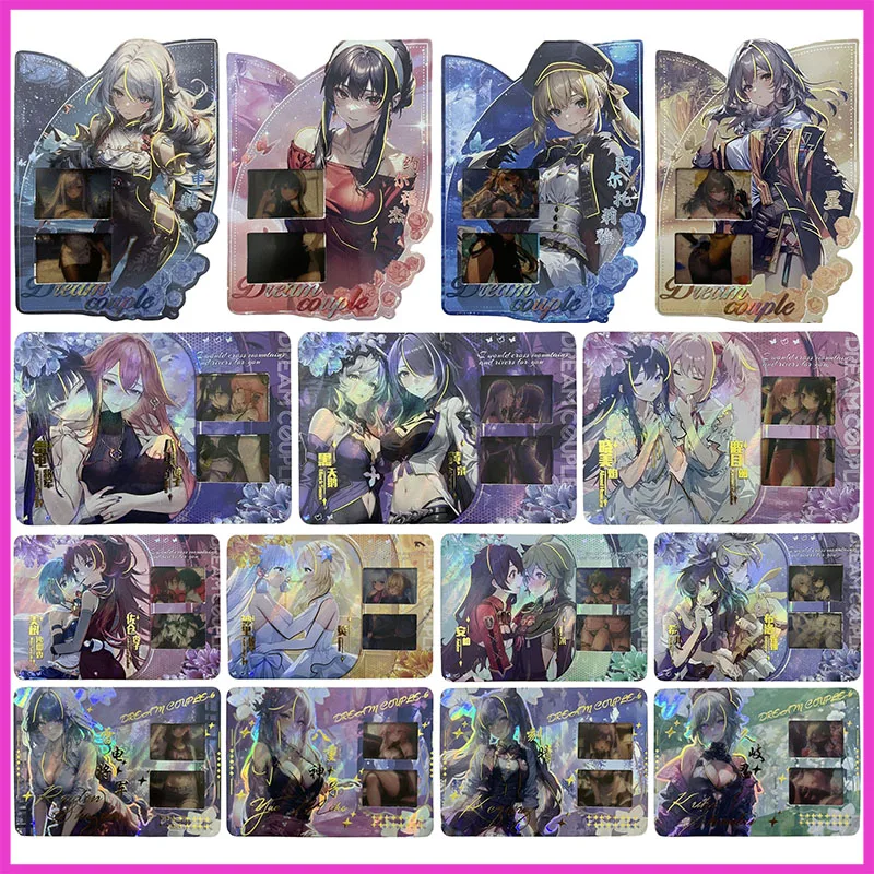 Anime Goddess Story Rare Film Collectible Cards Shenhe Yor Forger Altria Raiden Shogun Yae Miko Toys for boys Birthday Present