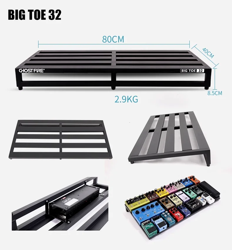 Ghost Fire großes Gitarren effekt Pedal Board DIY Kit 31.8 \