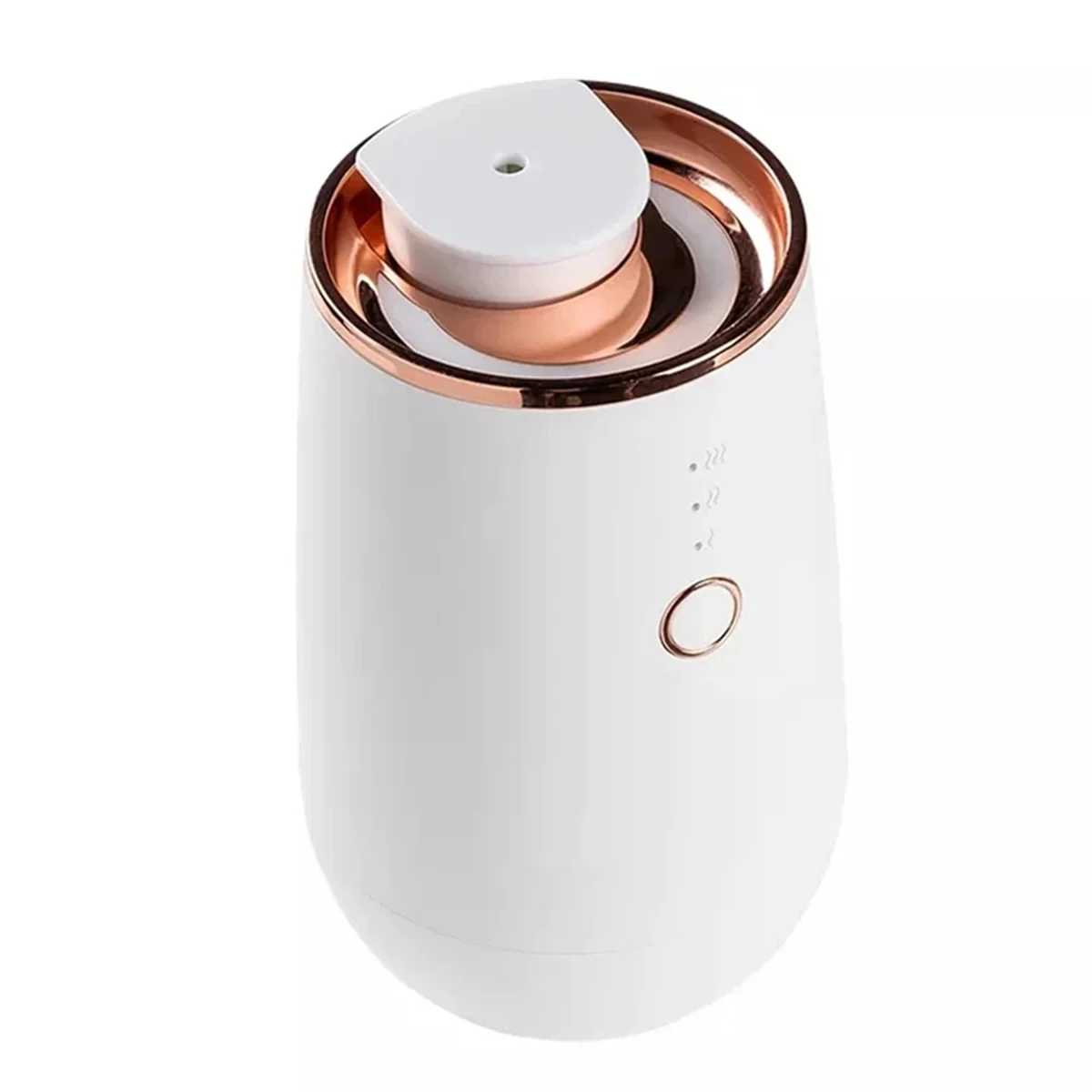 

Waterless Essential Oil Aromatherapy Diffuser Office Desktop Portable Electric for Spa Home Mini Car Spray Timing White