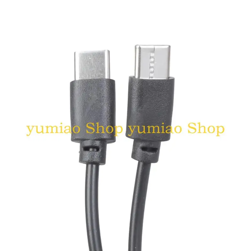587B USB C Female to Double Type C Male Splitter Cable with switches for Phones