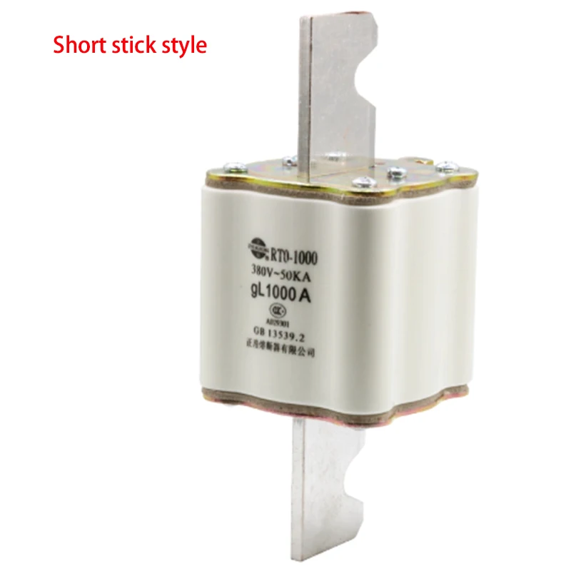 RT0-1000A RTO Fuse Core Tube 700A 800A 900A 1000A HRC Low Voltage Copper Component Fuse Link for Electrical Systems RT0-1000