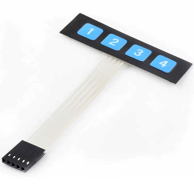 Neue 4 12 16 20 Tasten 4*4 Membranschalter-Tastatur 1x4 3x4 4x4 4*5 Matrix-Array Tastatur für Arduino Smart Car – Detail 2