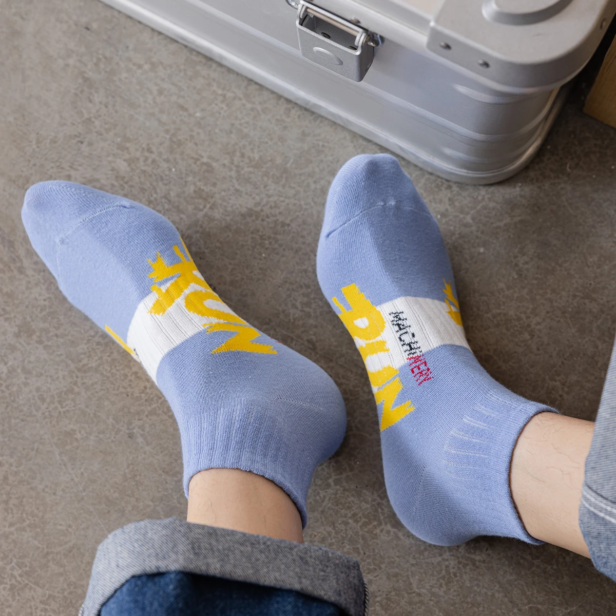 Винтажные короткие велосипедные носки с надписью, низкой талией, термоноски для тренировок в помещении для девочек, японские домашние носки-трубы, мужские носки, уличная одежда