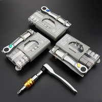 Multifunctional Mini Ratchet Wrench Screwdriver Bits Set Special Shaped Lotted Phillips Manual Screwdriver Set Hand Tools