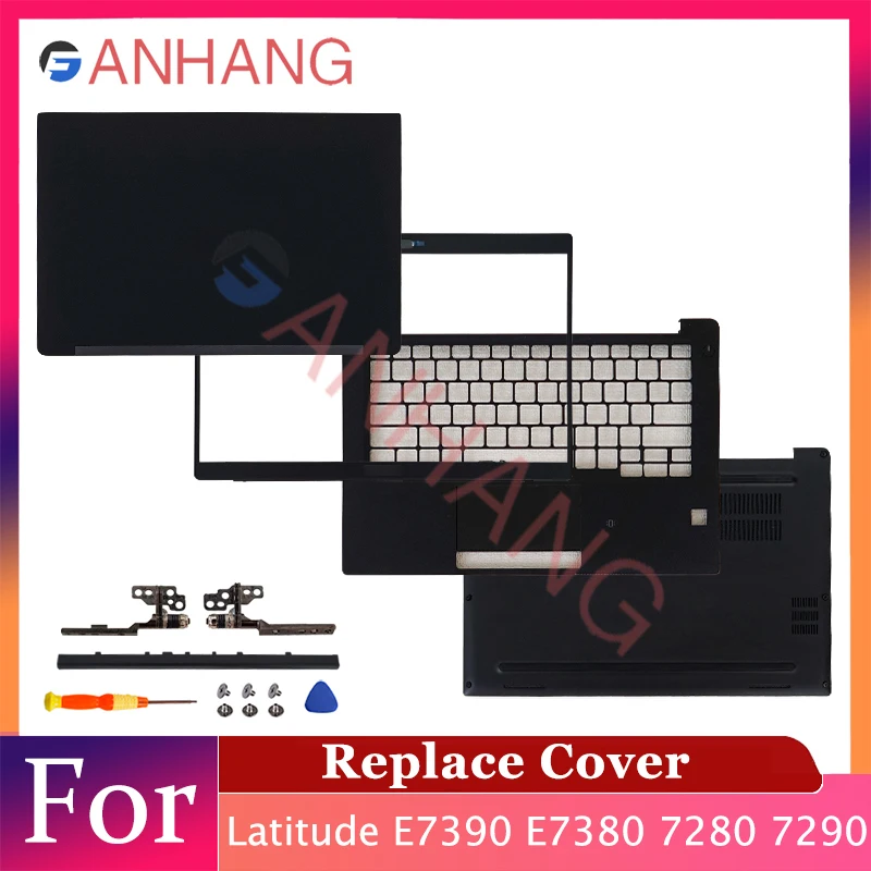 

For Latitude E7380 E7390 7380 7390 Series Laptops Screen LCD Back Cover/Front Bezel/Palmrest/Bottom Case Laptop Accessories