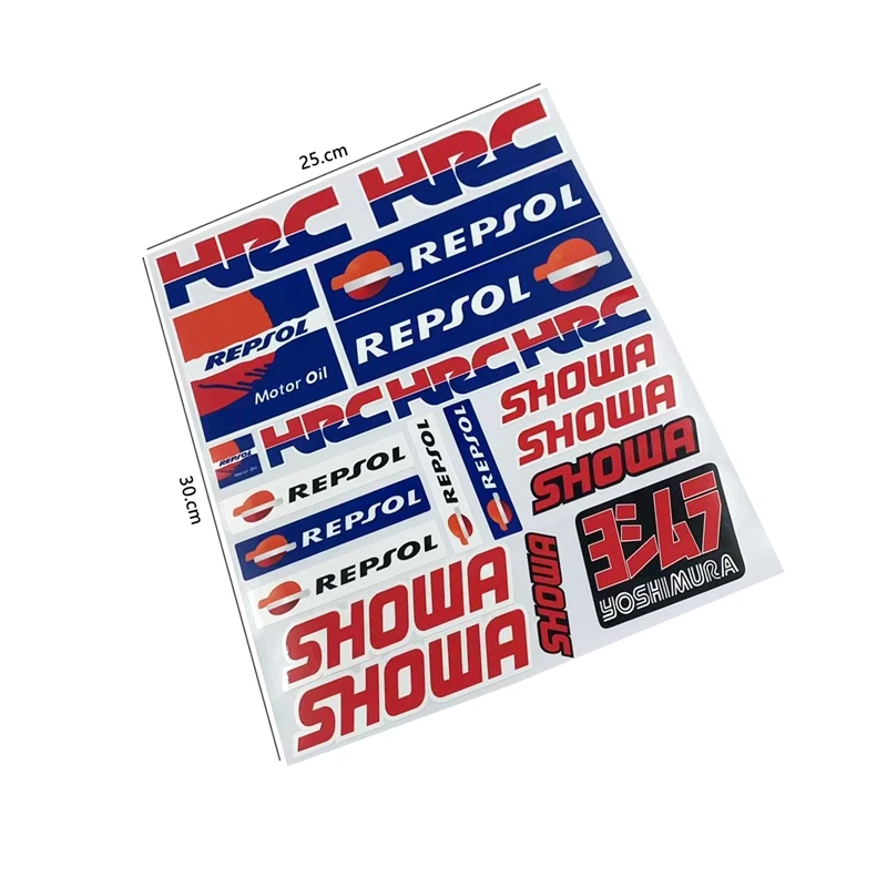 Motorcycle Decal Accessories Side Fuel Tank Helmet Sticker for Honda Repsol HRC CBR1000RR CBR650F CBR500R CBR300R