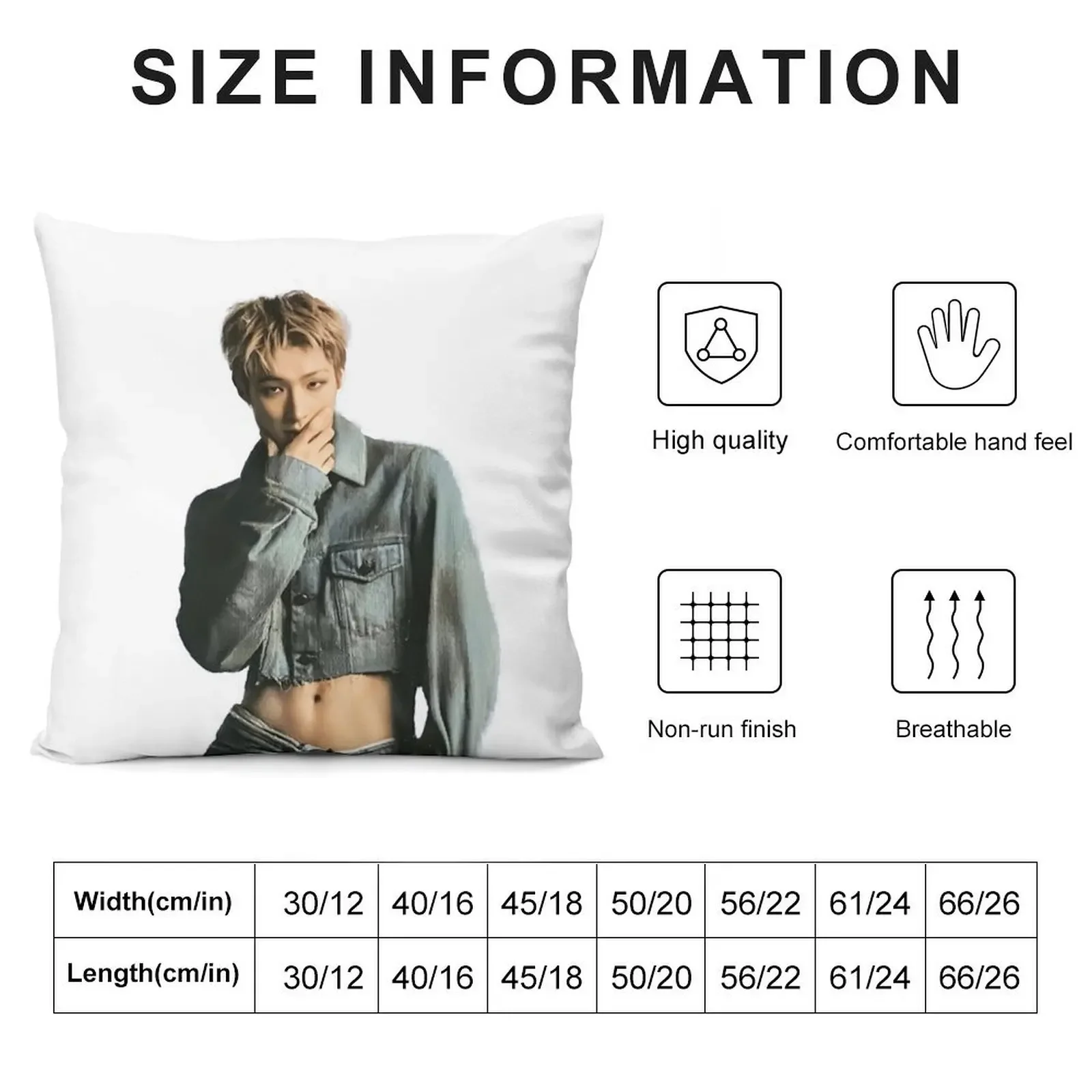 Ateez Mingi Throw Pillow Sofa Cushion Cover luxury sofa pillows Sofa Pillow Cover Elastic Cover For pillow