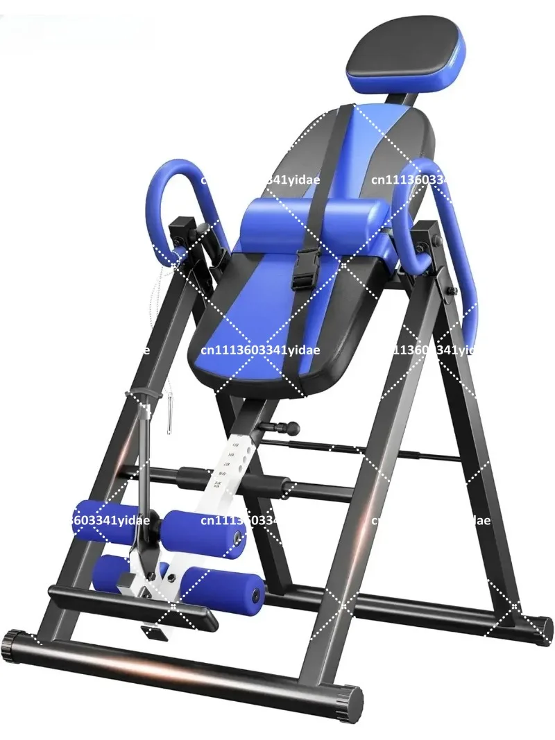 Heavy Duty Inversion Table with Headrest & Adjustable Protective Belt Back Stretcher for Home Use
