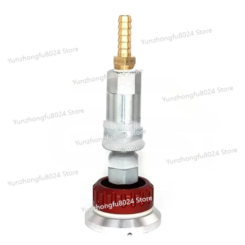 

Self Sealing Metal Vacuum Valve Nozzle Reusable Vacuum Bag Connector for Prepreg Vacuum Process Carbon Fiber Resin Infusion