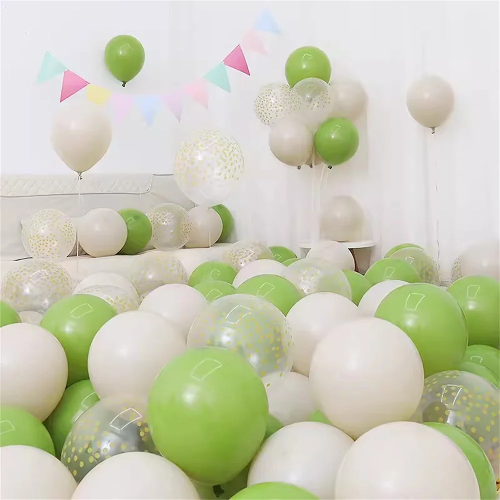 15pcs Cream Brown White Sand Balloons Pink Matte Beige Balloon Arch Wedding Bridal Shower Baby Birthday Party Decor Air Globos