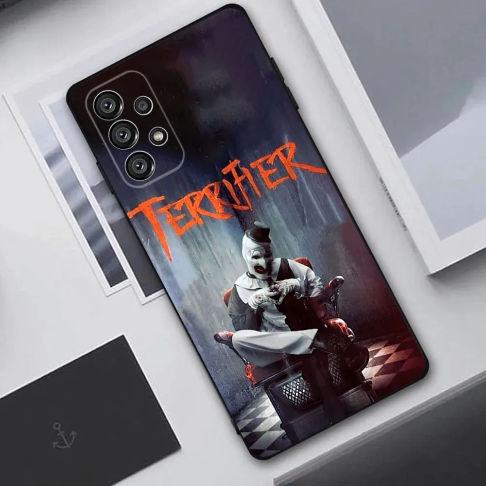 Horror Movie T-Terrifier 2 Phone Case For Samsung Galaxy A20,A21s,A22,A31,A32,A52,A53,A72,73,A80,A91 Soft Black Cover