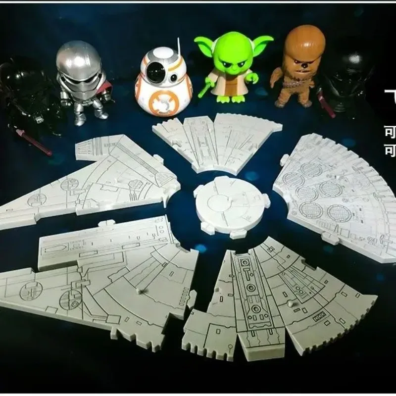 

2026 New Star Wars BB8 Yoda Kilo spaceship scene figure big box gift