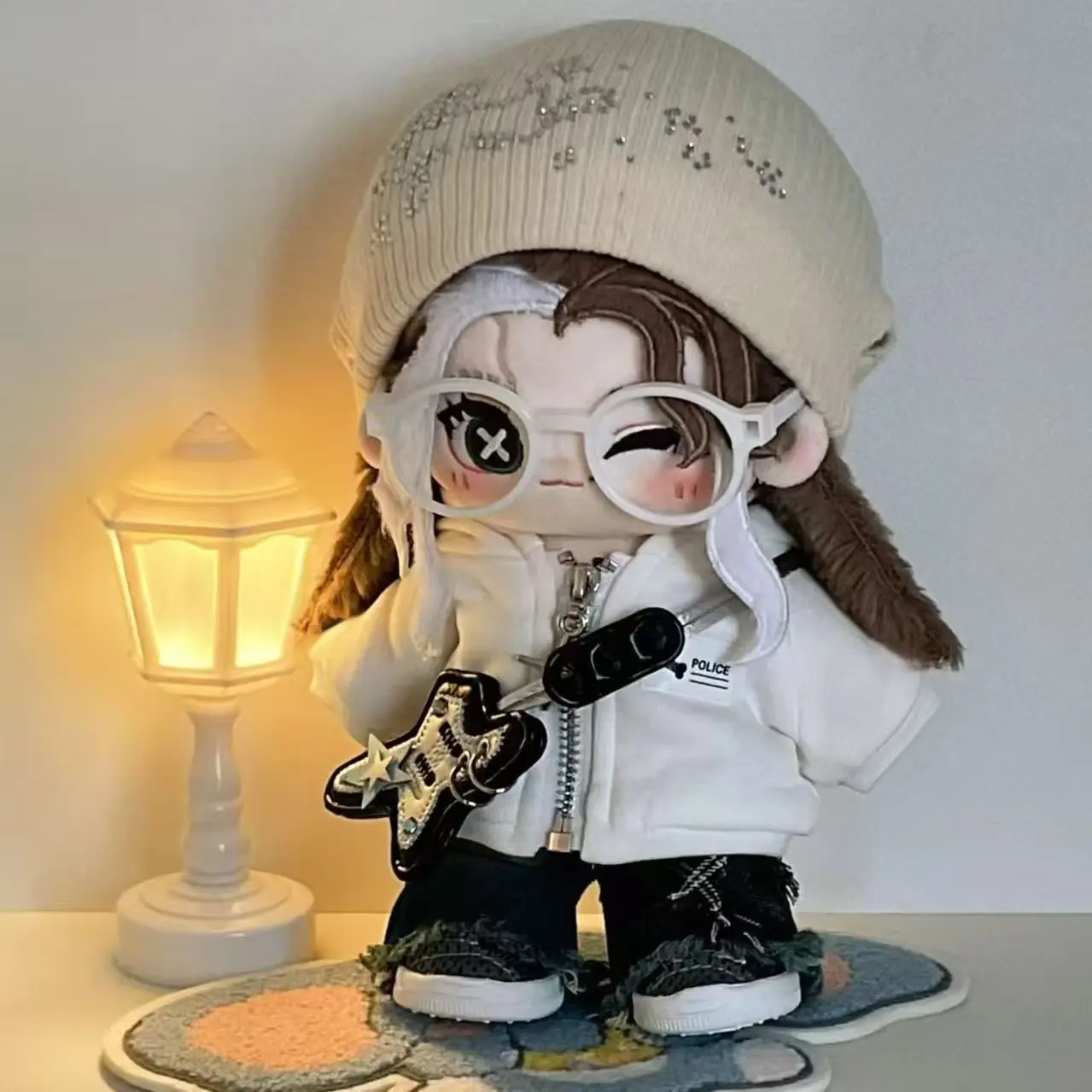Stuffed 20cm Anime Identity V Demi Bourbon Attribut Cartoon Plush Doll Toy COS Dress-up Children Adults Collectible Cotton Gifts