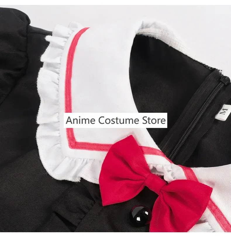 Kana New Cosplay Costumes Ruby Hoshino Cosplay Costume Maid Outfit Kana Red Cute Lolita Dress Cos Outfit Women Xmas Gifts