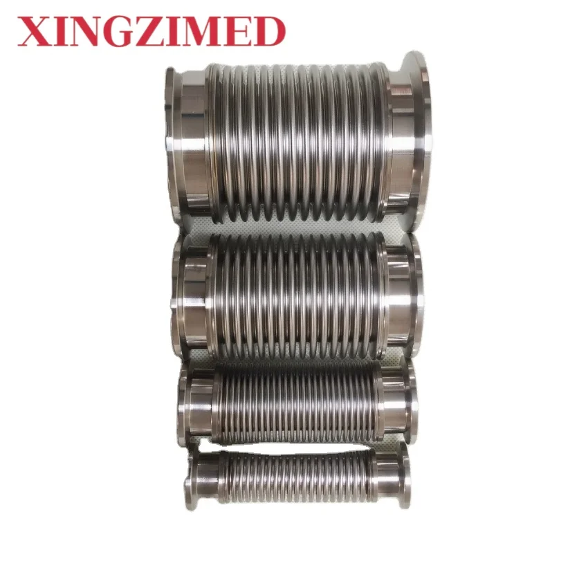 

cxy3 XINGZIMED KF Vacuum Flexible Bellows KF16 KF25 KF40 KF50 Flexible Bellow Stainless Steel 304