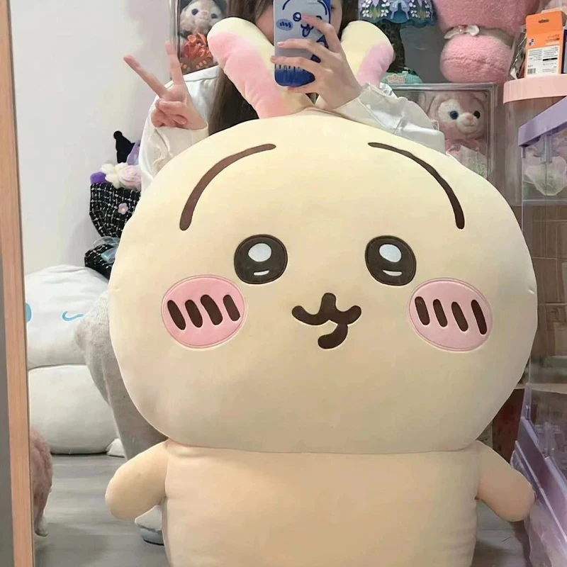 30-70cm Duża, urocza zabawka Chiikawa, kawaii Hachiware Usagi Momonga, poduszka do przytulania z kreskówki, gadżet, prezent urodzinowy dla dziewczyny