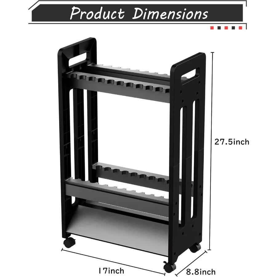 Soporte para caña de pescar para almacenamiento en garaje: estante vertical diseñado para organizar hasta 16 combos de caña y carrete Durable FloorStanding De
