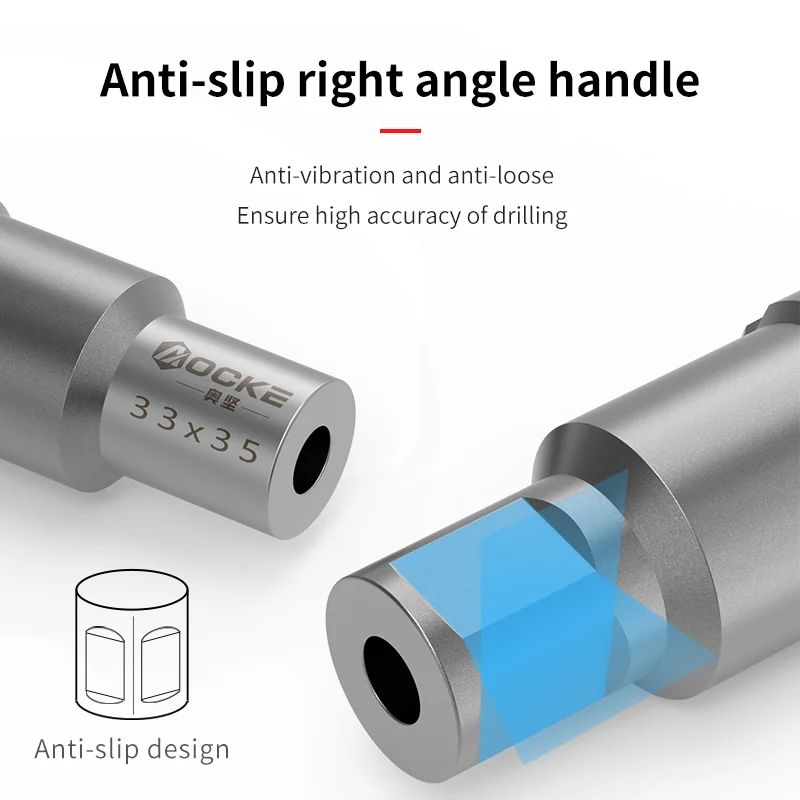 AOCKE Diameter 12-60mm x 35mm TCT Annular Cutter Weldon Shank 22 * 35mm Carbide Alloy Core Drill 60 x 35mm Metal Hole Saw