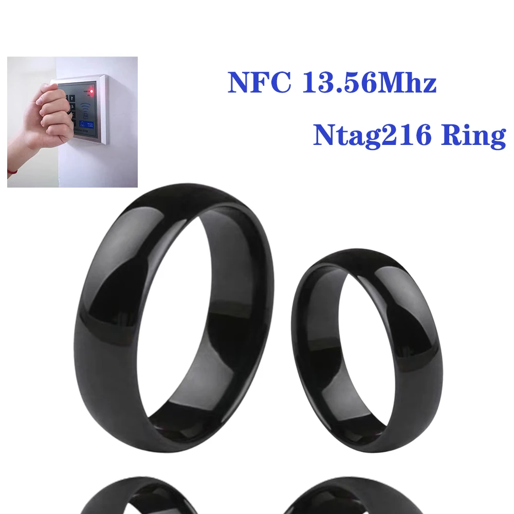 RFID Ntag 216 Ring NFC Smart Waterproof Chip Tag Multifunctional Editable Badge 13.56mhz Token for Amiibo Game Business Card