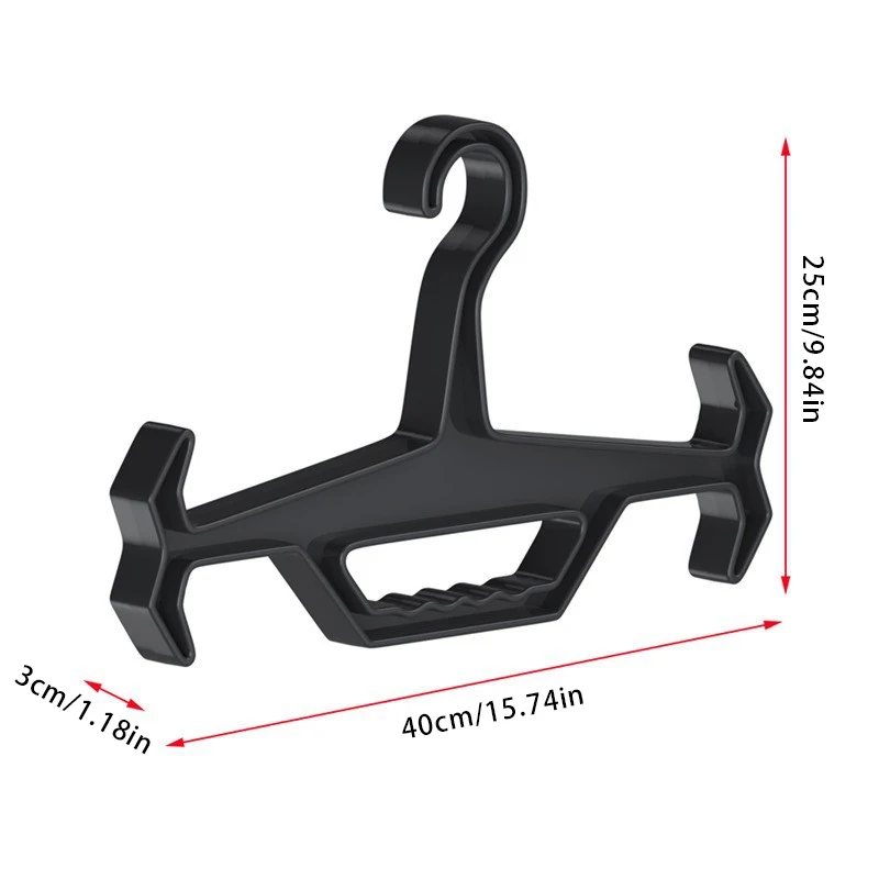 1pc appendiabiti multifunzionale gilet tattico espositore ventilatore militare allenamento all'aperto appendiabiti in plastica antiscivolo addensato