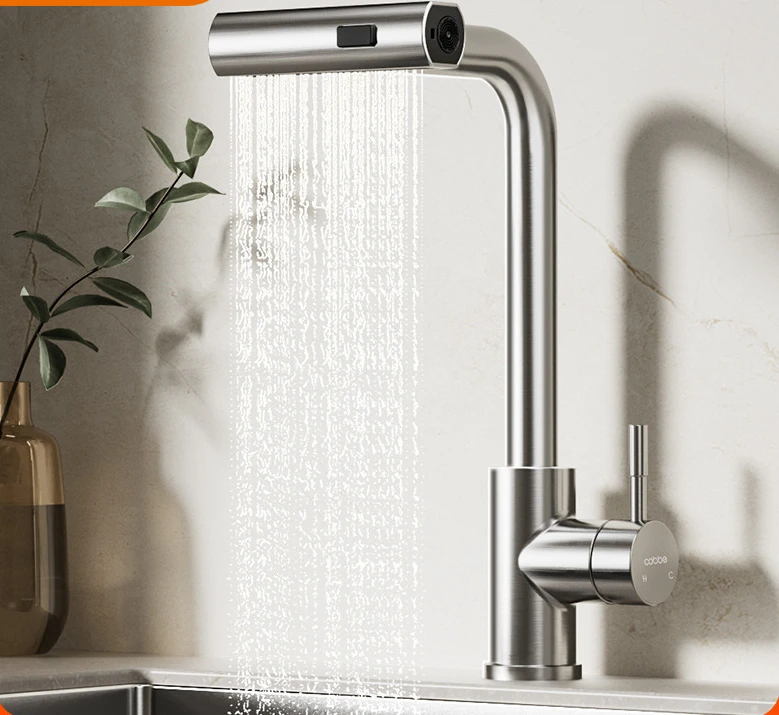 

Kitchen faucets, pull-out sinks, sinks, hot and pressurized showers, hot and rotating hot