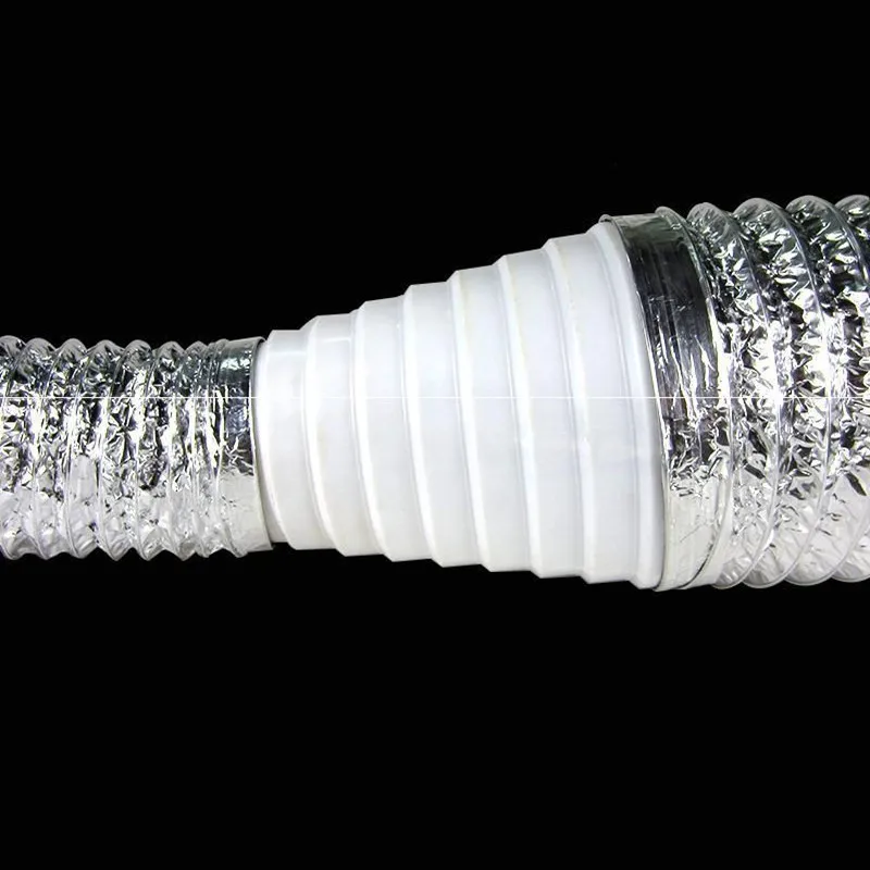 Universal Exhaust Mangueira Adapter, PVC Coupling, Pipe Connector Fitting, Diâmetro 80-200mm, Duct Redutor, Ar Ventilação Sistemas