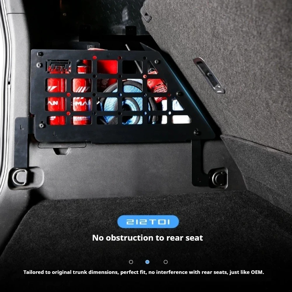 For New 212 T01 Trunk Left & Right Aluminum Storage Rack, Cargo Holder Frame, Luggage Net Expansion Mod Accessories