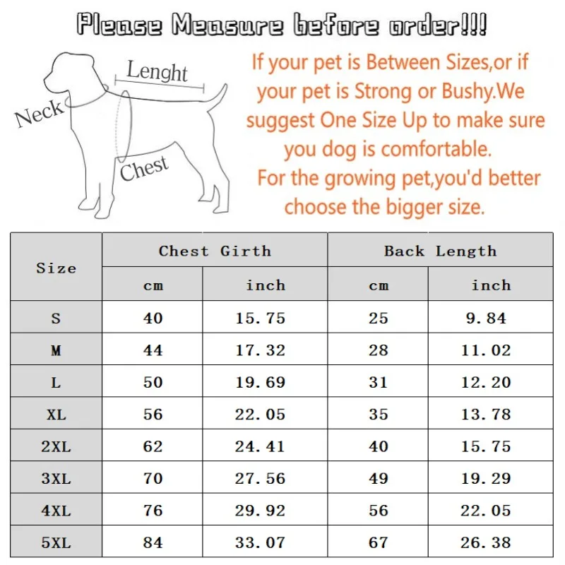 Dog Winter Pet Cotton Jacket Windproof Dog Clothes Warm Puppy Padded Jacket Cat Down Coat Chihuahua Dog Jacket Coat Pet Costumes